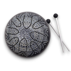 Hapi Drum Om Mandala Engraved - 16cm product image 4