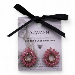 Soft Pink - Vintage Glass - Loop - Earrings product image 3