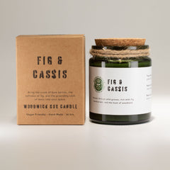 Greenman Woodwick Soy Candle - Fig & Cassis product image