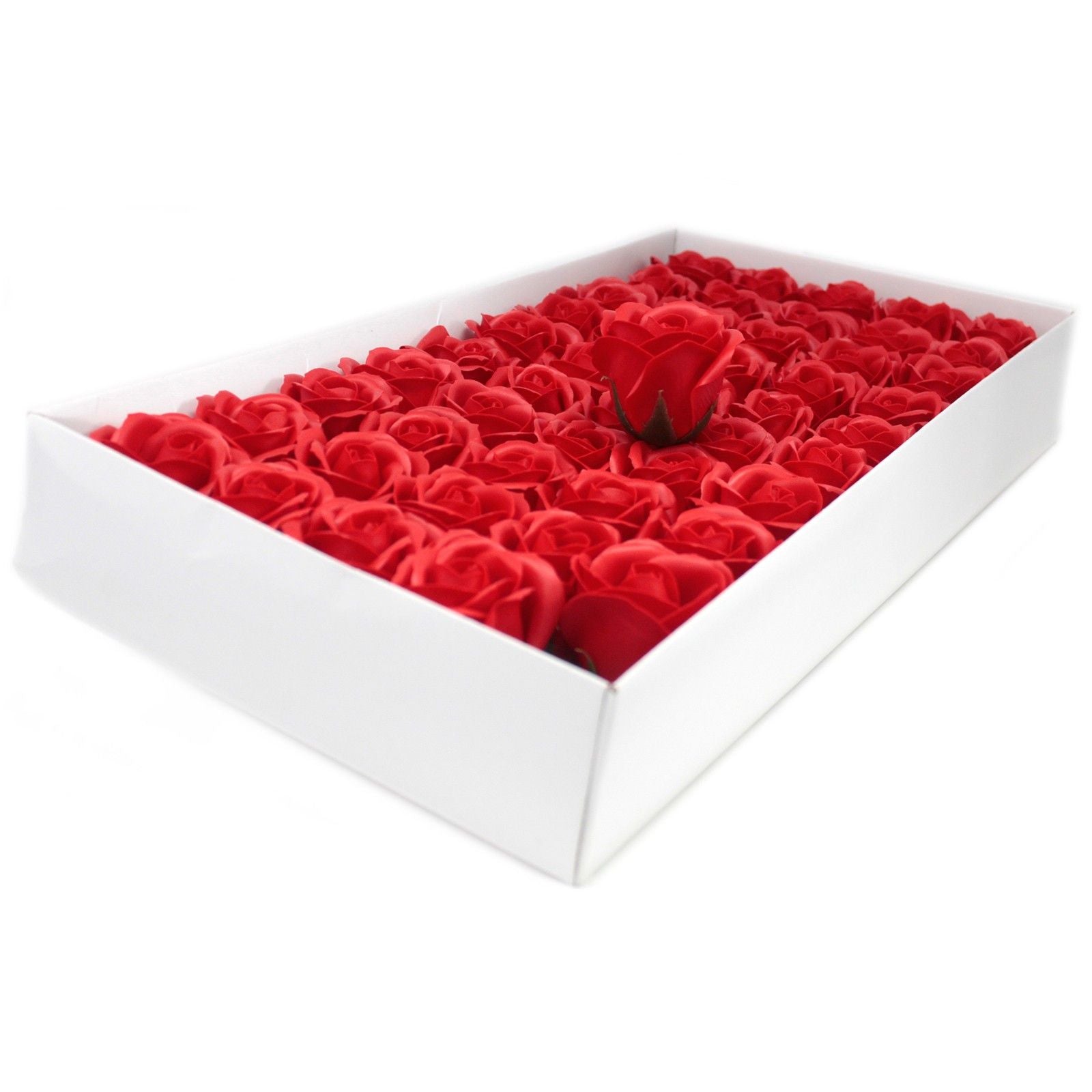 Craft Soap Flowers - Med Rose - Red product image