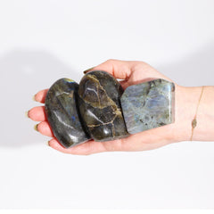 Madagascar Labradorite Tomb Stone (approx 80-100gms 50-70mm) product image