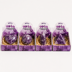 Four Gemstone Shapes - Amethyst product image