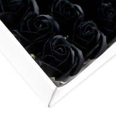 Craft Soap Flowers - Med Rose - Black product image 7