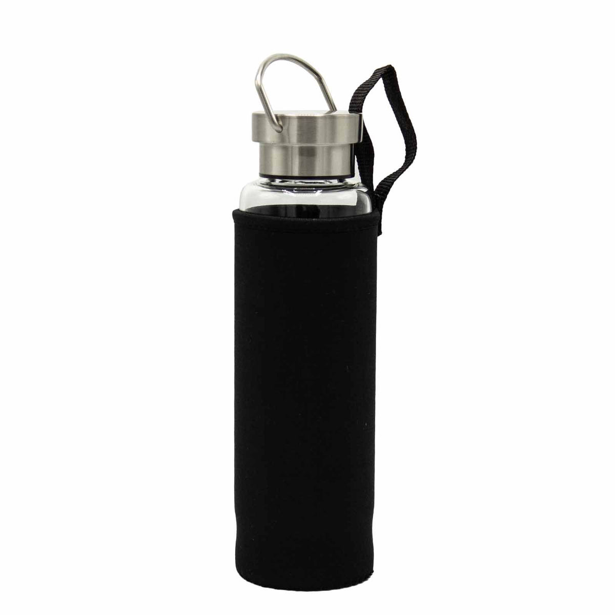 Crystal Infused Glass Water Bottle - Invigorating Red Jasper - Obelisk - product image 5
