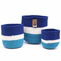 Set of 3 Evil Eye Jute Rope Baskets product image 4