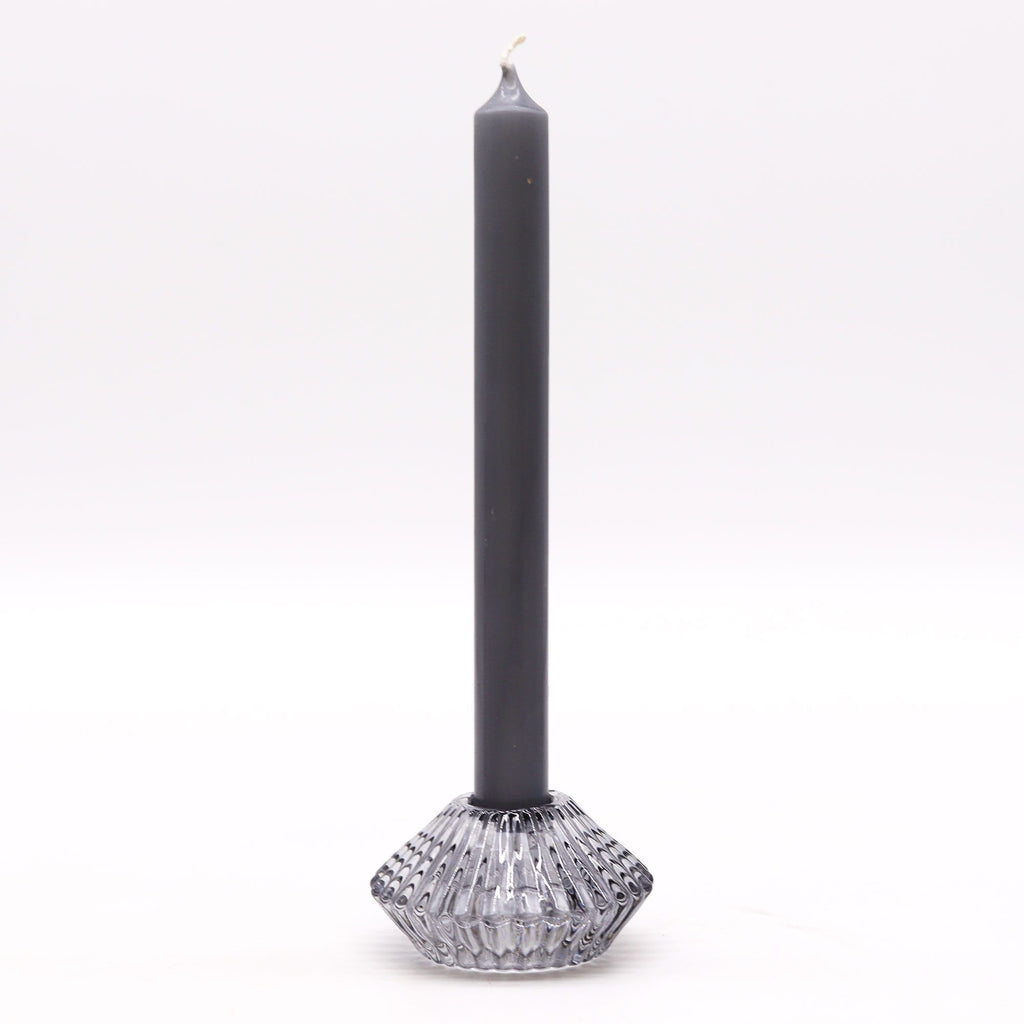 Flower Flip Dinner Candle / Tealight Holder - Midnight Grey product image 3