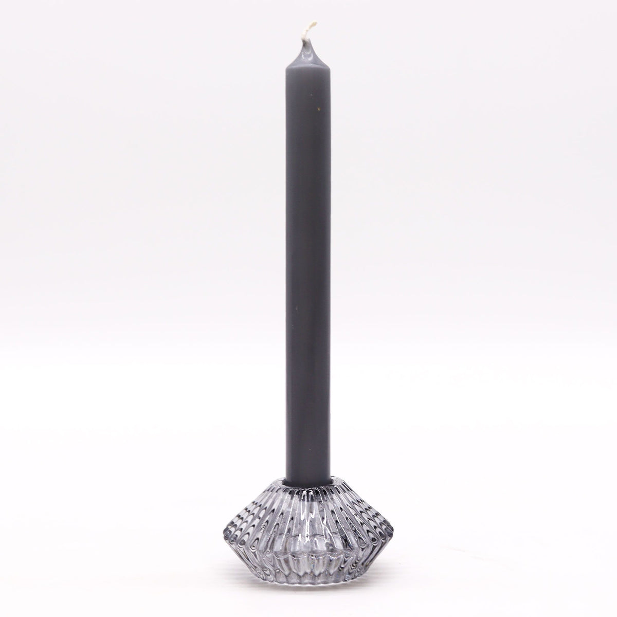 Flower Flip Dinner Candle / Tealight Holder - Midnight Grey product image 3