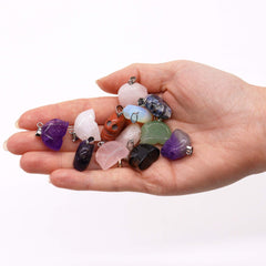 Gemstone Mini Skulls Pendants (12 assorted) 20x15mm product image 3