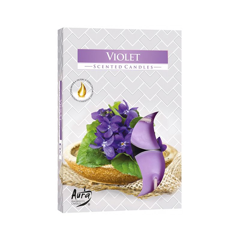 Set of 6 Scented Tealights - Violet product image