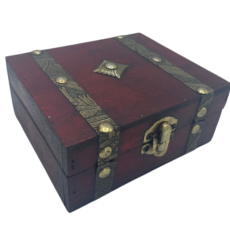 Square Tea Chest - Tan product image