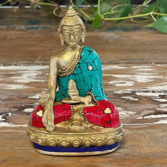 Brass Buddha Figure - Hands Down - 11.5 cm product image 3