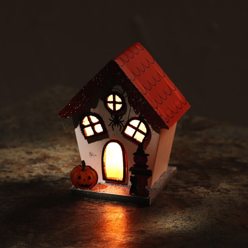 Spooky Spider Pumpkin House Halloween LED Decoration product image 5