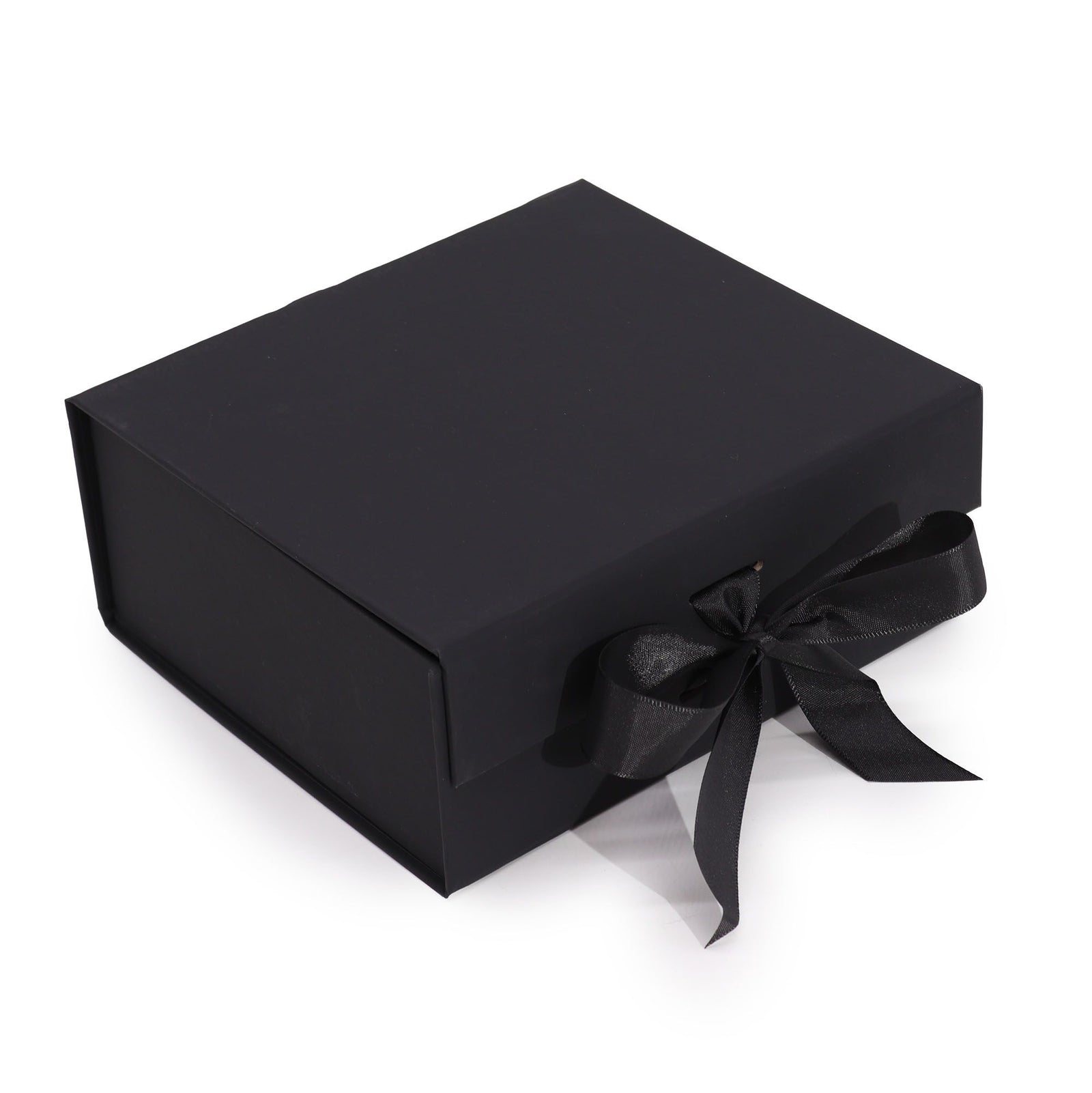 Flat Pack Gift Box - Medium Square (20x18.2x8cm) - Black product image