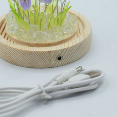 Floral Glow Garden Dome - 20 Multi Tulips - LED USB product image 5