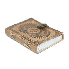 Leather Blue Mandala Notebook (7x5") product image 2