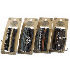 Mens Bracelet Sets - Metal & Leather (asst) product image 6