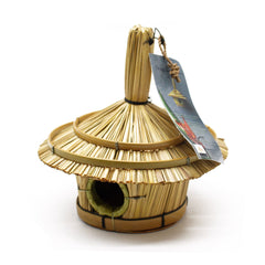 Small Round Seagrass Bird Box 17x17cm product image 3