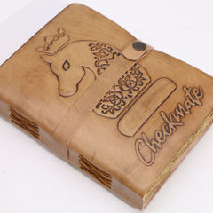 Checkmate Book - Light Tan - 200 pages decle-edged - 20x15cm product image 3