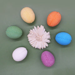 6 Bath Eggs in a Tray - Coconut product image