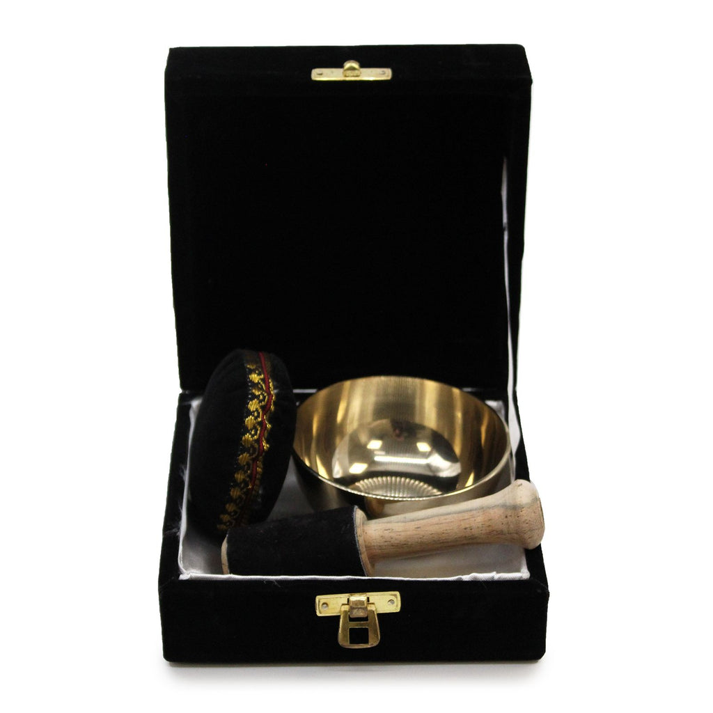 Brass Singing Bowl Gift Set - 9cm product image 3