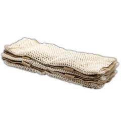 Pure Soft Jute and Cotton Mesh Bag - Natural product image 5