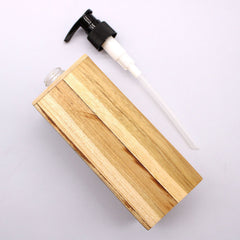 Natural Teakwood Soap Dispenser - Square product image 2