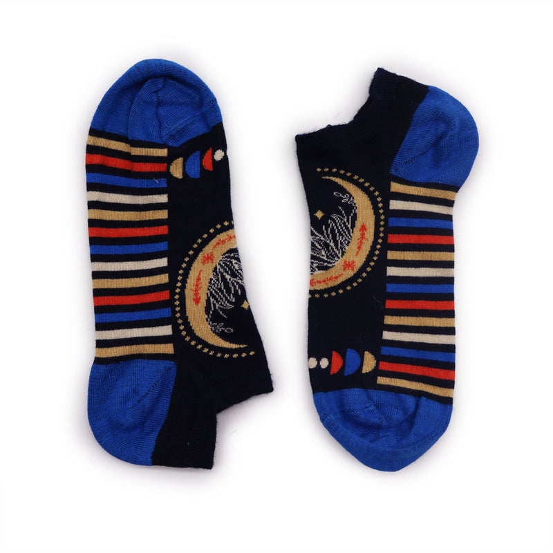 S/M Hop Hare Bamboo Socks Low (3.5-6.5) - Lunar Phases product image