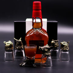 Gift Set of 6 Shot Glasses (50ml) - Wild Forest Creatures - Antique Bronze product image 8
