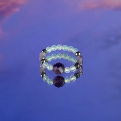 Nymph Spirit Gemstone Ring Set - Full Moon product image 6