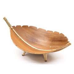 Coconut Leaf Large Fruit Bowl - Natural product image 2