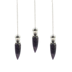 Secret Cavity Discovery of Truth Pendulum - Amethyst - Silver Plated product image