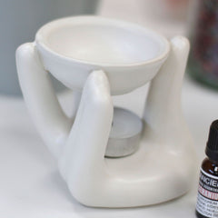 Helping Hand Oil Burner - White product image 4
