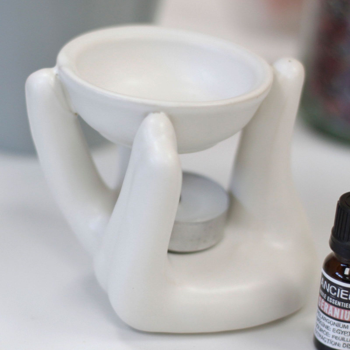Helping Hand Oil Burner - White product image 4