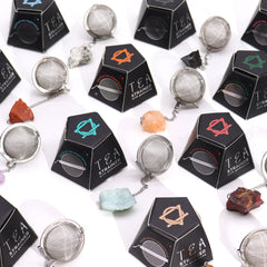 Raw Crystal Gemstone Tea Strainer - Mookaite product image 2