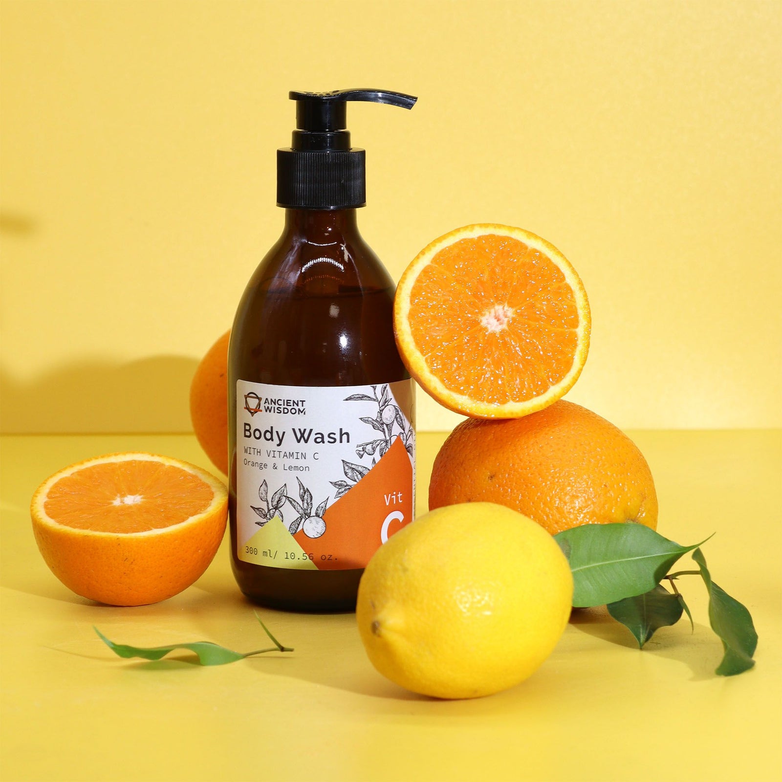 Aromatherapy Body Wash with Vitamin C – Orange & Lemon product image