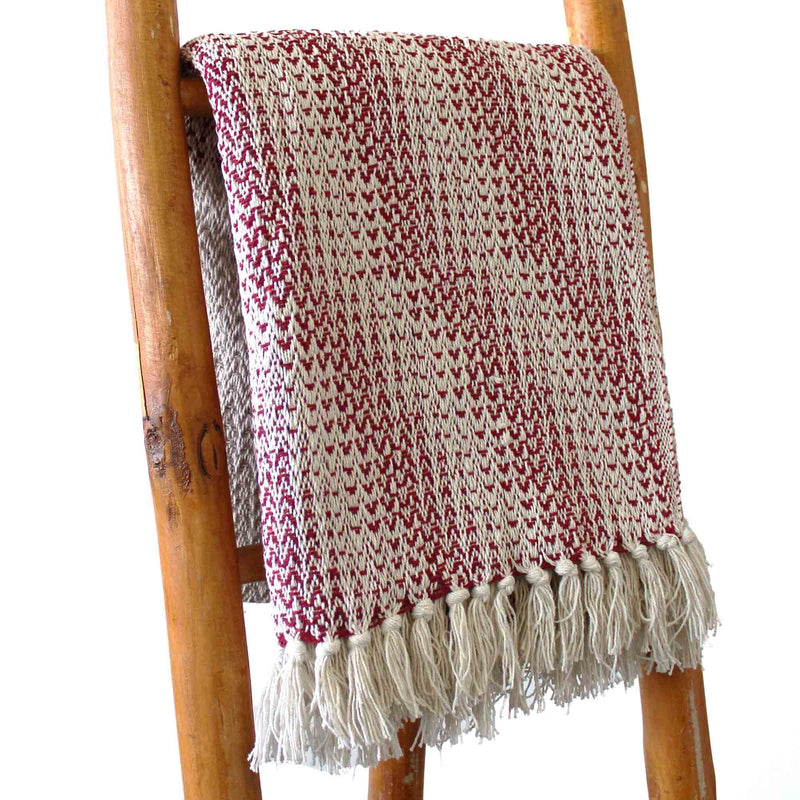 Boho Comfort Throws - Ruby Two Tone product image