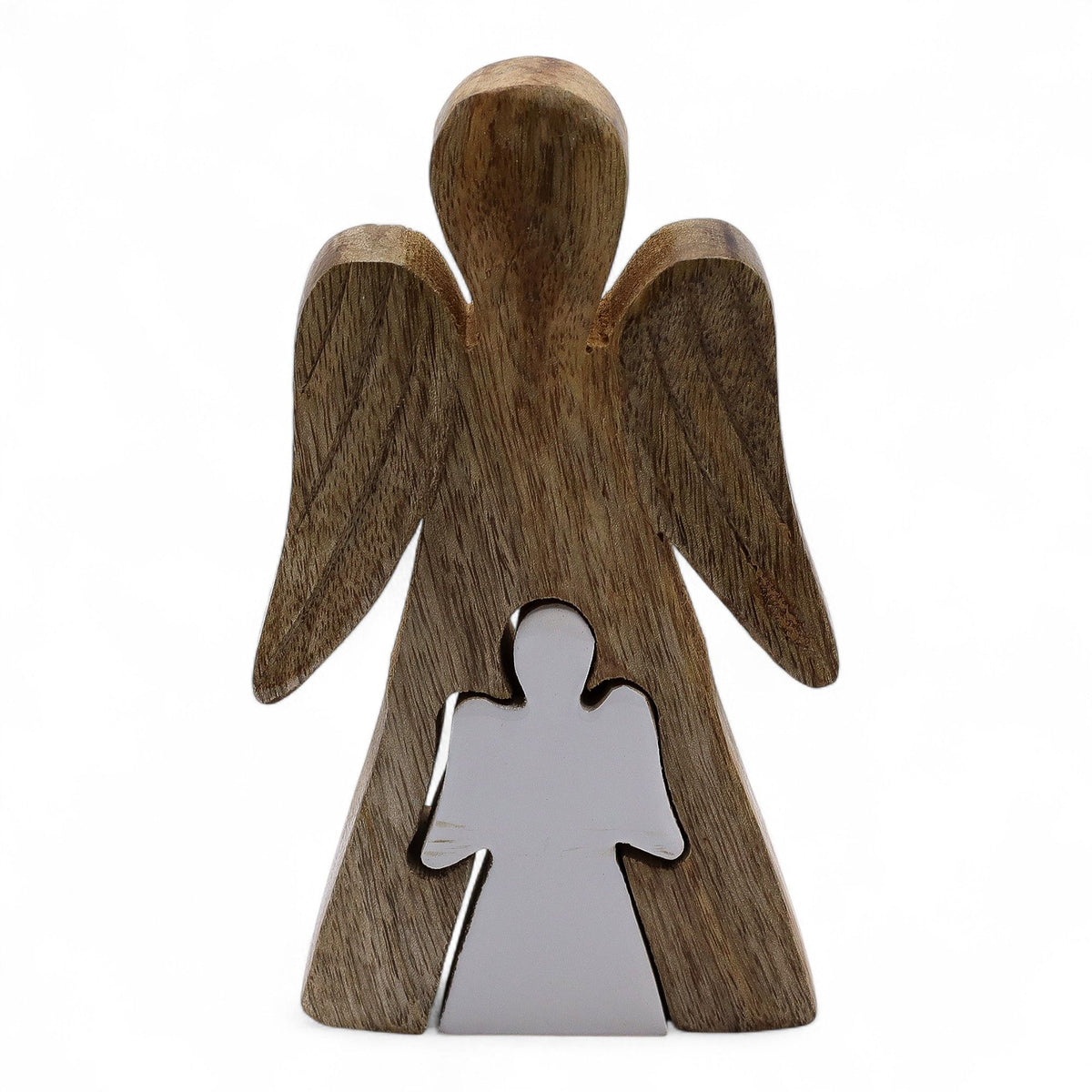 Mango Wood Angel in Angel - White Enamel product image 7