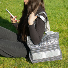 Nomad Sari Jacquard Natural Wander Muse Bags - Urban Caravan product image 5