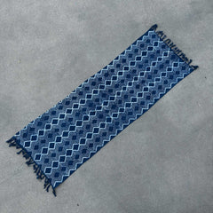Handmade Indigo Runner - 170x60cm - Heerak Patern product image 2