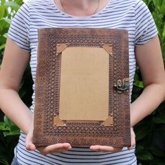 Huge Customisable Visitor Leather Book 10x13 (200 pages) product image 2