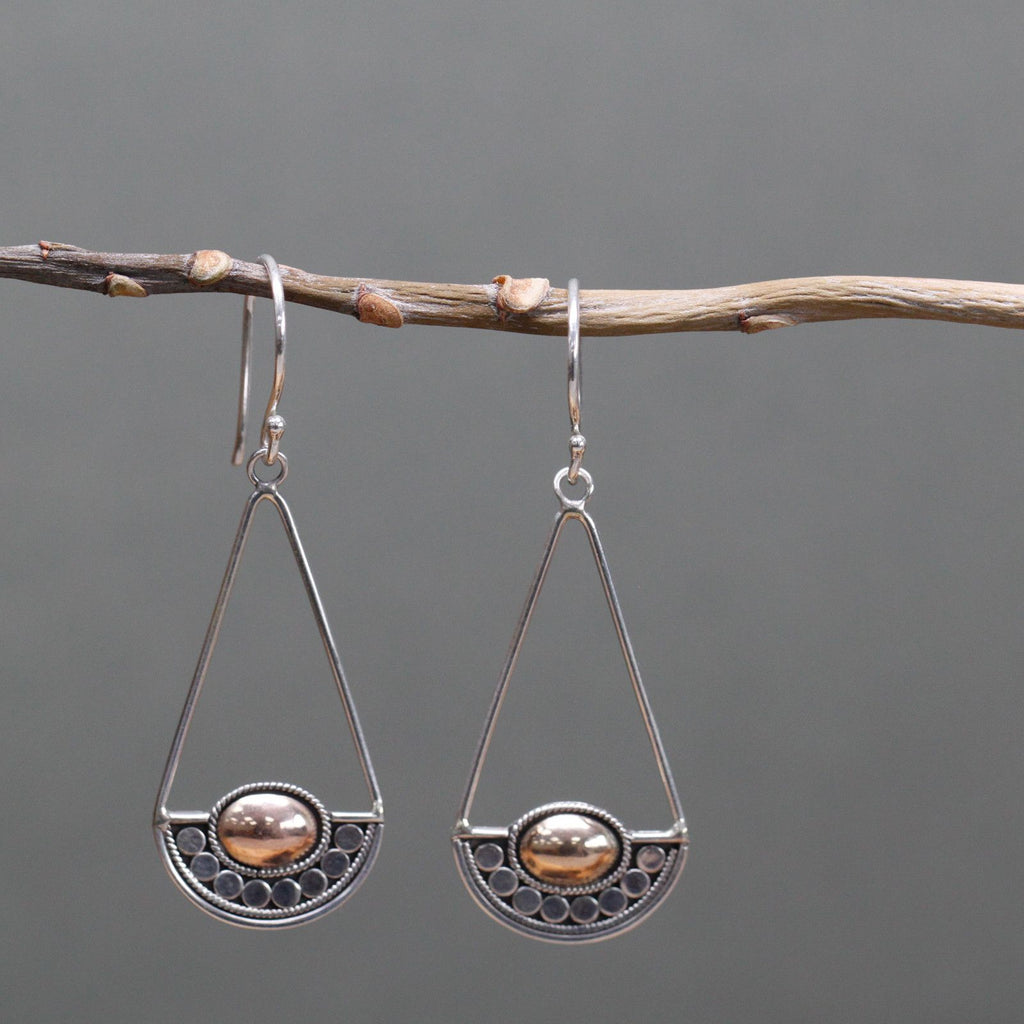 Silver & Gold Earring - Luna Balance product image 8
