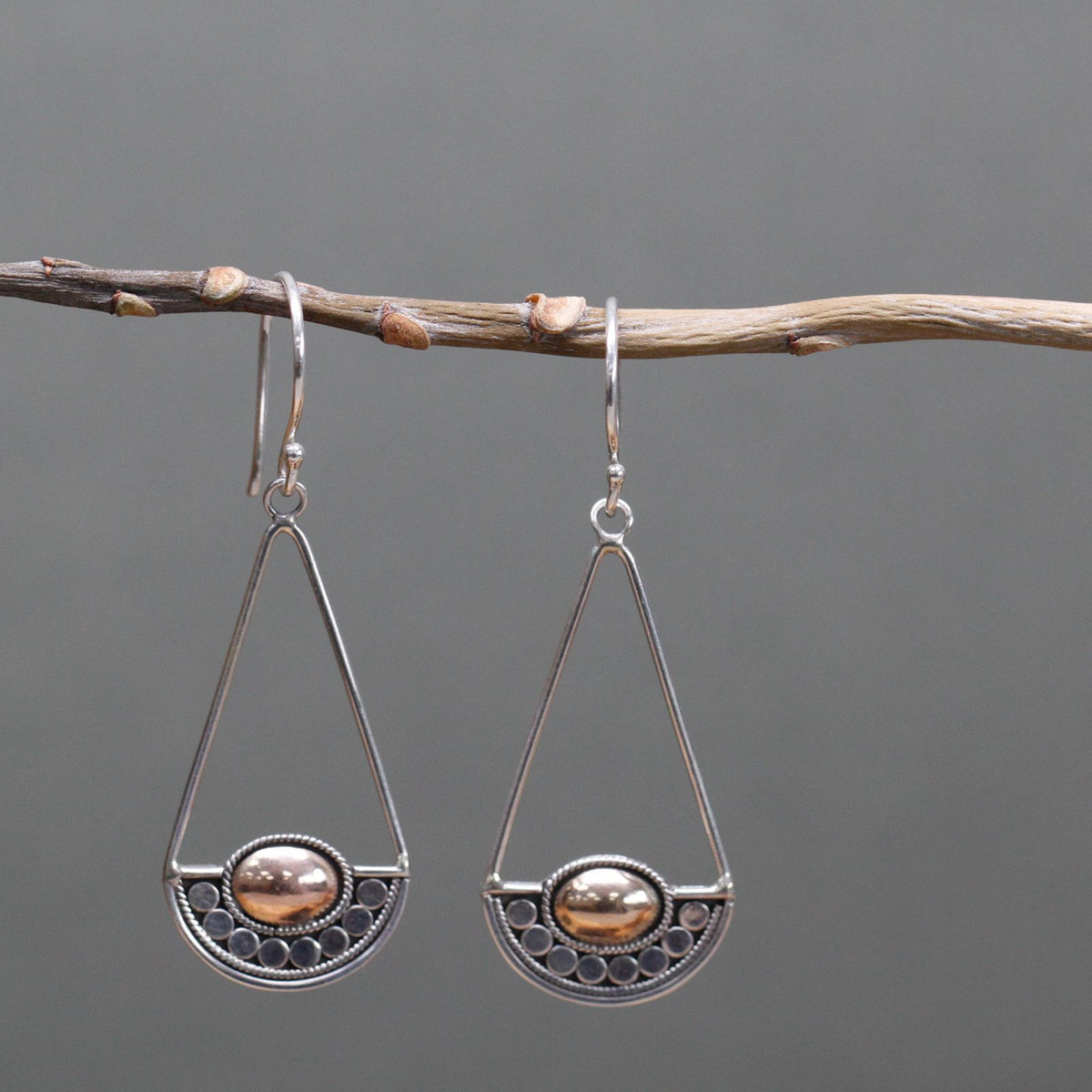 Silver & Gold Earring - Luna Balance product image 8