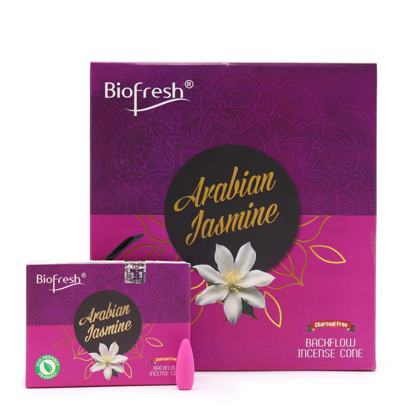 Biofresh Backflow Incense Cones - Arabian Jasmine product image