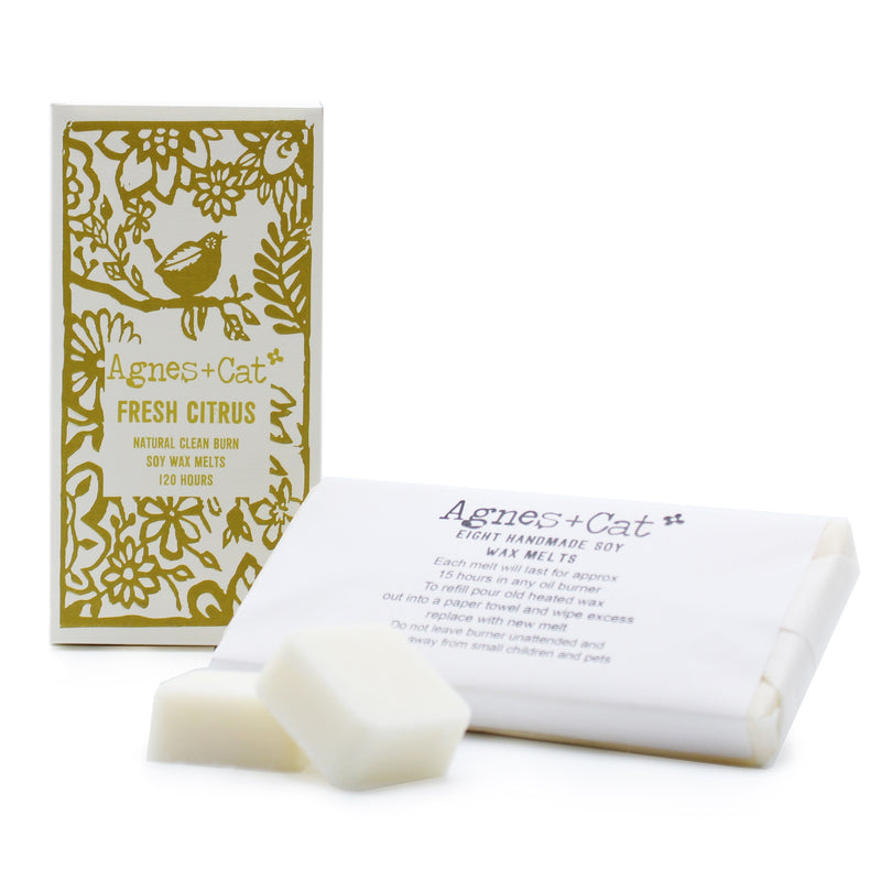 Agnes + Cat Box of 8 Wax Melts - Fresh Citrus product image