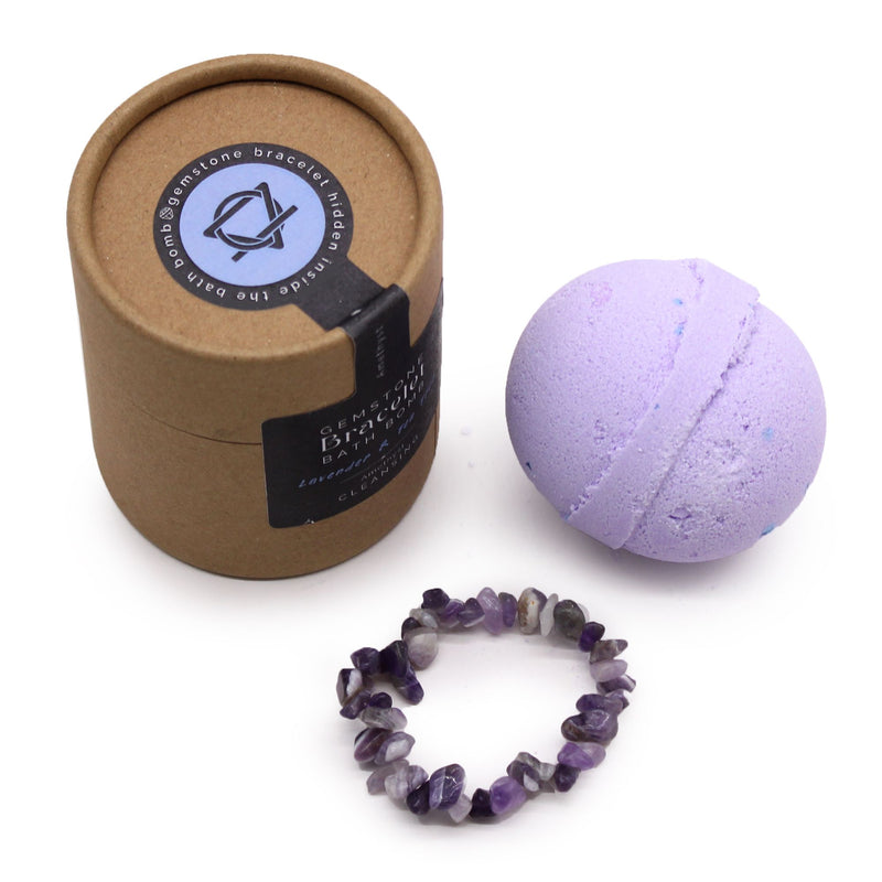 Amethyst Gem Bracelet Bath Bomb product image
