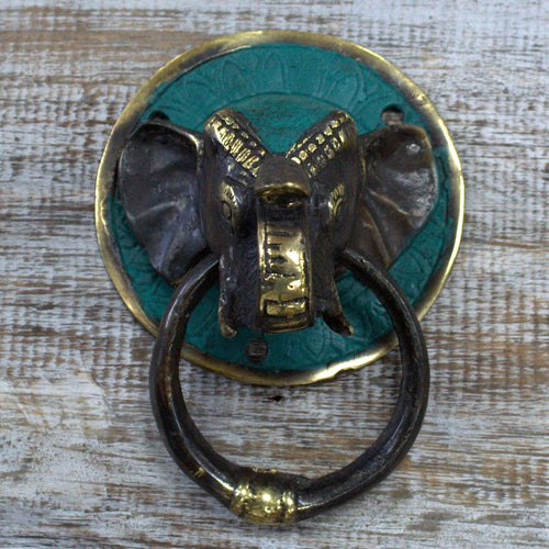Brass Door Knocker - Elephants Head product image 2