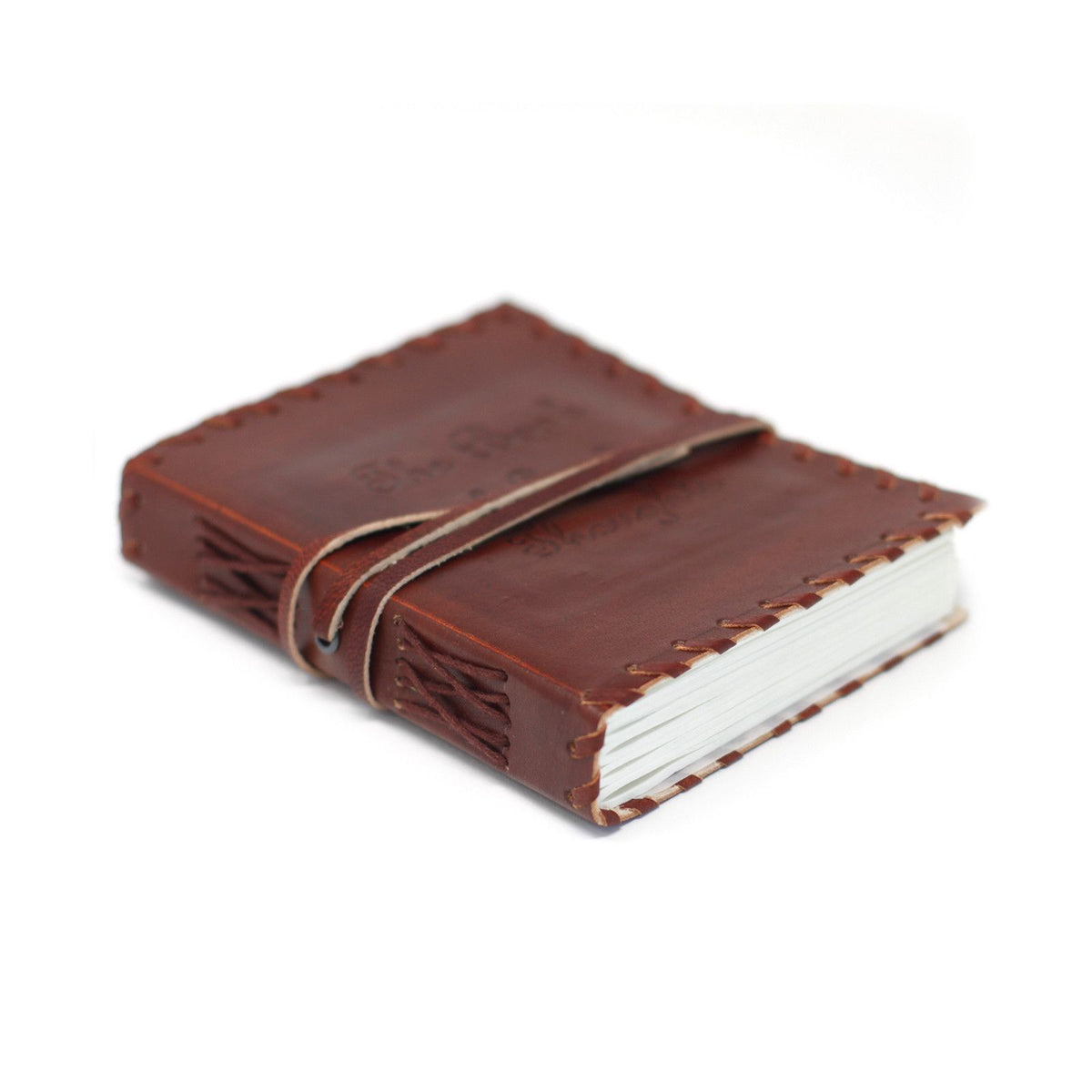Leather Book of Thoughts with Wrap Notebook (6x4") product image 2
