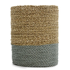 Seagrass & Abu-Abu Raffia Set - 2 Vase & 2 Bins product image 9