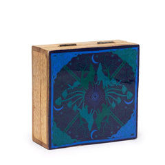 Hop Hare Medium Enameled Square Box - Wolf & Moon product image