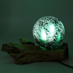 DriftGlow Lamp Emerald Crackle Shade product image 7